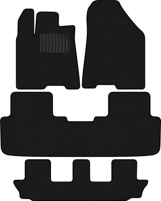 Комплект ковриков для авто Alicosta 2596_1_PR-6 для Changan CS95 II SUV 2023-н.в.+3ряд (ворс, черный) - 