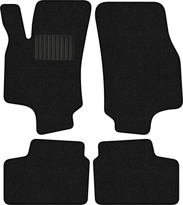 Комплект ковриков для авто Alicosta 2625_1_PR-6 для Chevrolet Viva седан 2004-2008 (ворс, черный) - 