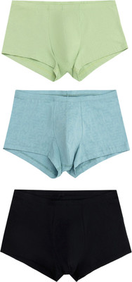 Комплект мужских трусов Mark Formelle 411122-3 (р.102-112, MF на полыни/черный/светло-зеленый) -