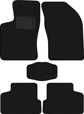 Комплект ковриков для авто Alicosta 0310_1_PR-6 для Daewoo Nexia седан/N150/N100 2002-2016 (ворс, черный) - 