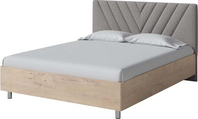 Двуспальная кровать Proson Ora 160x200 (бунратти/Nice серый) -