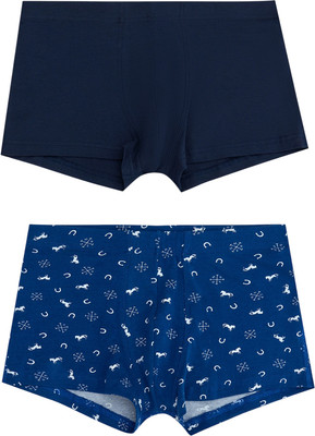 Комплект мужских трусов Mark Formelle 411229-2 (р.86-96, лого на синем/темно-синий) -