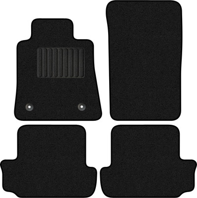 Комплект ковриков для авто Alicosta 0246_1_PR-6 для Chevrolet Camaro VI купе 2015-2020 (ворс, черный) - 