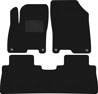 Комплект ковриков для авто Alicosta 3009_1_PR-6 для GAC GS5 I SUV 2018-н.в. (ворс, черный) - 