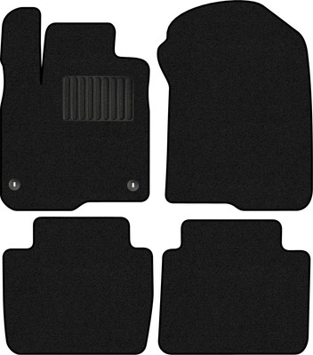 Комплект ковриков для авто Alicosta 3031_1_PR-6 для Honda ZR-V I SUV/RZ 2022-н.в. (ворс, черный) - 