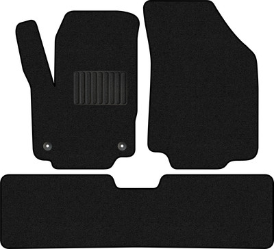 Комплект ковриков для авто Alicosta 2608_1_PR-6 для Chevrolet EQUINOX III SUV 2020-н.в. (ворс, черный) - 