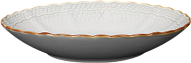 

Тарелка столовая глубокая, Cinzano LQ-QD1374B / фк5504