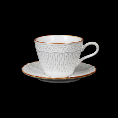 Чашка с блюдцем Corone Cinzano LQ-QD1379CBSA / фк5514 - 