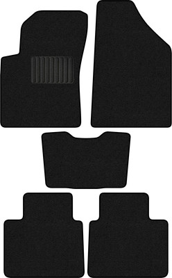 Комплект ковриков для авто Alicosta 2610_1_PR-6 для Chevrolet GROOVE I SUV 2020-н.в. (ворс, черный) - 