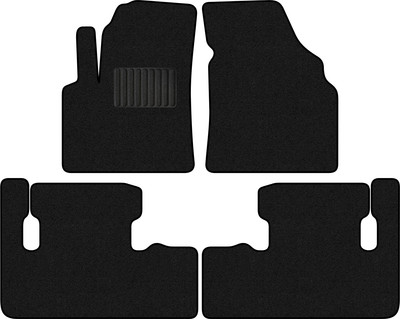 Комплект ковриков для авто Alicosta 2617_1_PR-6 для Chevrolet Rezzo 2004-2008 (ворс, черный) - 