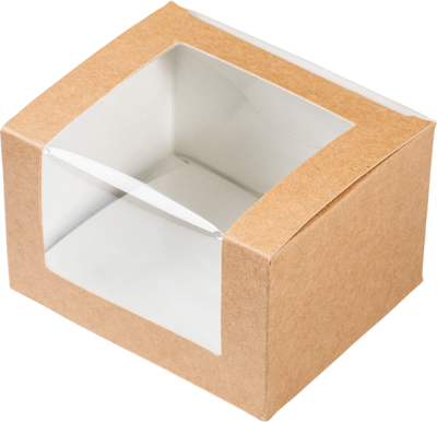Набор коробок упаковочных для еды OSQ Square Cut sandwich box 125x100x70 (300шт) - 