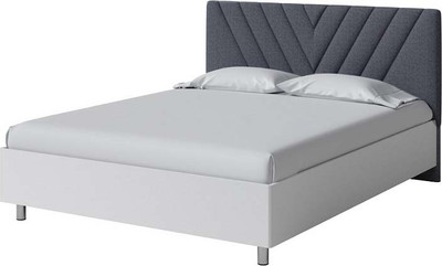 Полуторная кровать Proson Ora 140x200 (белый/Selfie графитовый) -