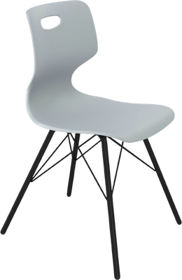 Стул Sheffilton SHT-ST58/S370VP A5-7 (серый/черный муар) - 