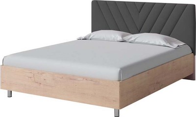 Полуторная кровать Proson Ora 140x200 (бунратти/Selfie графитовый) - 