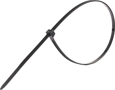 Стяжка для кабеля Милен 300x4.8мм (100шт, черный) -