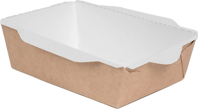 Набор одноразовых контейнеров OSQ OpSalad 1000 200/220x140/160x55 (300шт, без крышки) - 