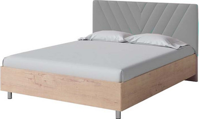 Односпальная кровать Proson Ora 90x200 (бунратти/Selfie серебристый) - 