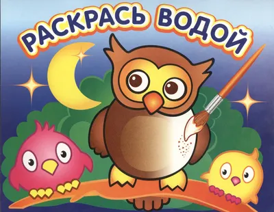 

Раскраска, Мудрая сова, мягкая обложка