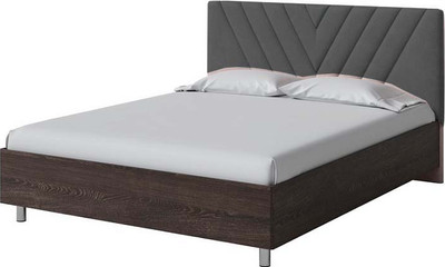 Полуторная кровать Proson Ora 120x200 (дуб кантербери/Ultra мокрый асфальт) - 