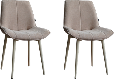 Набор стульев ДСВ Галактика (2 шт, бежевый/опора бежевая) - 