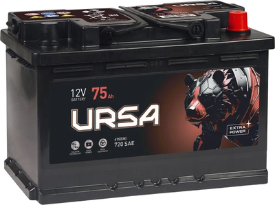 Автомобильный аккумулятор Ursa Extra Power L+ / UE751E (75 А/ч) - 