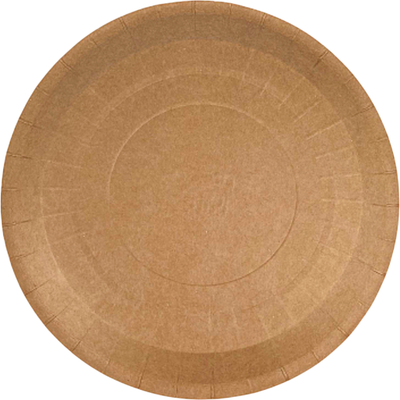 Набор одноразовых тарелок OSQ Plate 230 Pure Kraft (800шт) - 