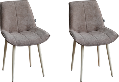 Набор стульев ДСВ Галактика (2 шт, мокко/опора бежевая) - 