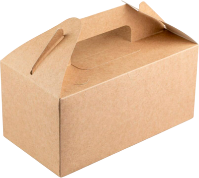 Набор коробок упаковочных для еды OSQ Box With Handle M 225x120x110 (225шт) - 