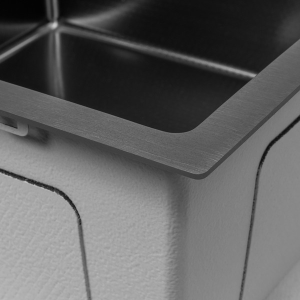 Купить Мойка кухонная Arfeka Basic Pvd Nano Decor 55x45 в Минске