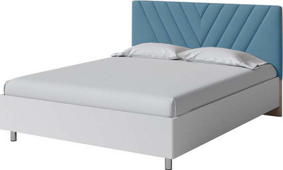 Полуторная кровать Proson Ora 120x200 (белый/Monopoly прованский синий 792) - 