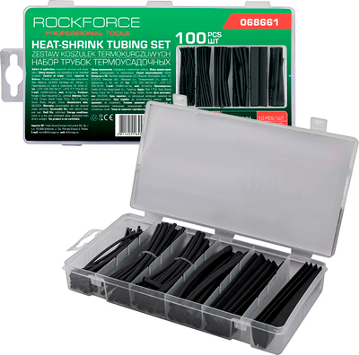 Набор трубок термоусаживаемых RockForce RF-068661 (62208) -