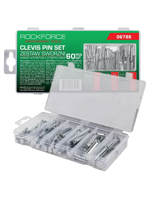 Штифты RockForce RF-06786 (62177), (60пр) - 