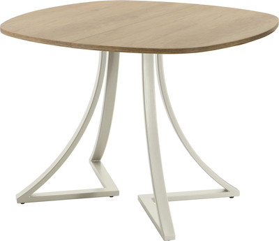 Обеденный стол AMC Elite Е24(900) D7 (бежевый/дуб небраска натур) - 