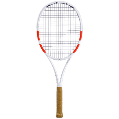 Теннисная ракетка Babolat Pure Strike 97 2024 / TSRD00177122 (белый/красный/черный) -