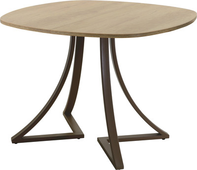 Обеденный стол AMC Elite Е24(800) D7 (коричневый/дуб небраска натур) -