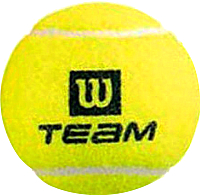 Набор теннисных мячей Wilson TeamW Practice / WRT111900 (4шт) - 