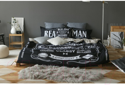 Комплект постельного белья Этель Real Man / 4154833