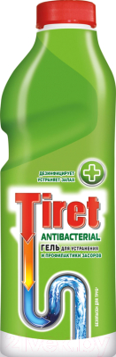 Средство для устранения засоров Tiret Антибактериальный (1л)