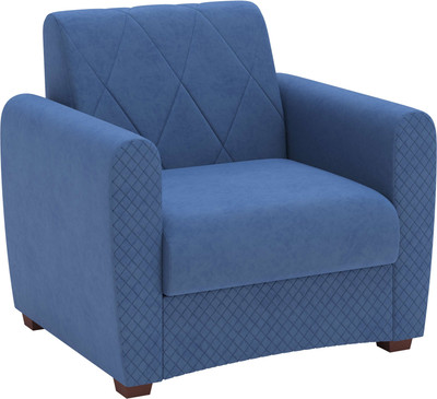 Кресло-кровать Олмеко Эдвин М (велюр Ocean 018 синий) -