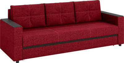 Диван Олмеко Смарт 3-х местный (жаккард крона бордо) - 