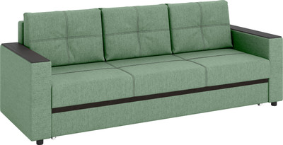 Диван Олмеко Смарт 3-х местный (жаккардовая ролан 4094/2 малахит) - 