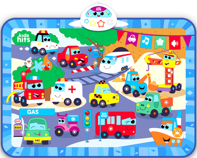 Музыкальная игрушка Kids Hits Коврик с огоньками Мы едем-едем KH04/004 - 