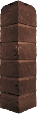 

Угол для сайдинга, Кирпич Рижский ЭКО Коричневый Наружный