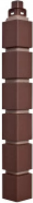 

Угол для сайдинга, Кирпич клинкерный Малый Коричневый Наружный