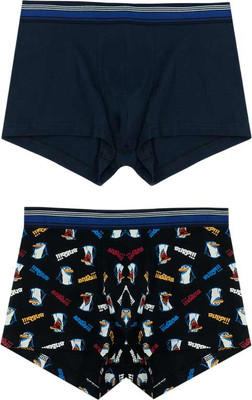 Комплект мужских трусов Mark Formelle 411124-2 (р.102-112, прикольные пингвины/глубокий синий-4) -
