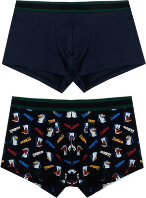 Комплект мужских трусов Mark Formelle 411124-2 (р.98-108, прикольные пингвины/глубокий синий-5) -