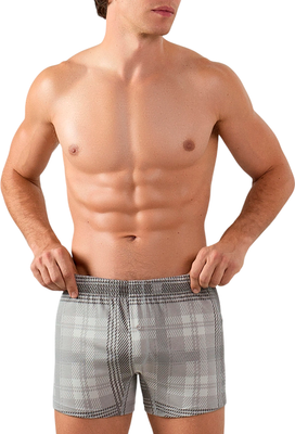 Трусы мужские Mark Formelle 411152 (р.90-100, серая клетка) -