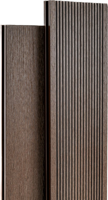 Доска Верста МПК Террасная пустотелая 2D 3000x150x24 / mpk-s3 (вельвет/тиснение шоколад) -