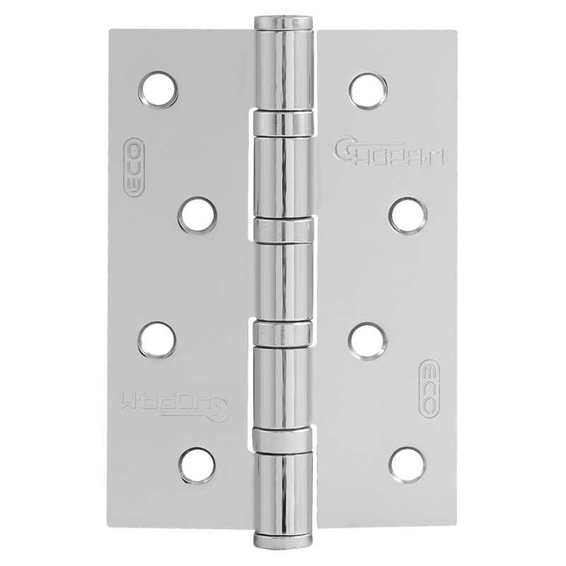 Петля дверная Нора-М 4-4ВВ FНР-STD CP 100x70x2.5 универсальная (хром)