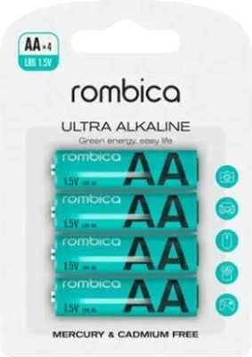 Комплект батареек Rombica AB-LR06A (4шт) - 